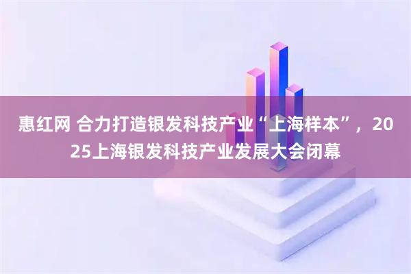 惠红网 合力打造银发科技产业“上海样本”，2025上海银发科技产业发展大会闭幕